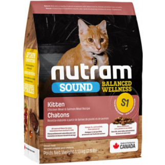 Корм Nutram S1 Sound Balanced Wellness Kitten сухий для кошенят 1.13 кг - Інтернет-магазин спільних покупок ToGether