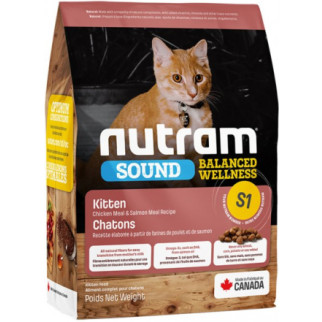 Корм Nutram S1 Sound Balanced Wellness Kitten сухий для кошенят 5.4 кг - Інтернет-магазин спільних покупок ToGether
