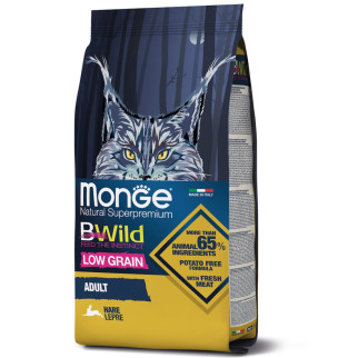 Корм Monge BWild Low Grain Cat Lepre сухий із зайчатиною для дорослих котів 1.5 кг - Інтернет-магазин спільних покупок ToGether