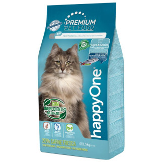 Корм happyOne Premium Cat Light&Senior Fresh Meat сухий для літніх котів 1.5 кг - Інтернет-магазин спільних покупок ToGether