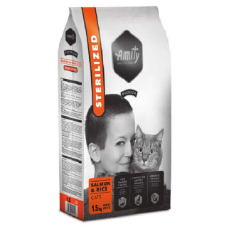 Корм Amity Sterilized Salmon сухий з лососем для стерилізованих котів 1.5 кг - Інтернет-магазин спільних покупок ToGether