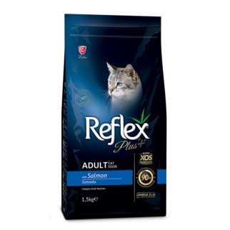 Корм Reflex Plus Cat Adult Salmon сухий з лососем для дорослих котів 1.5 кг - Інтернет-магазин спільних покупок ToGether