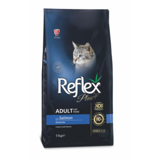 Корм Reflex Plus Cat Adult Salmon сухий з лососем для дорослих котів 15 кг - Інтернет-магазин спільних покупок ToGether