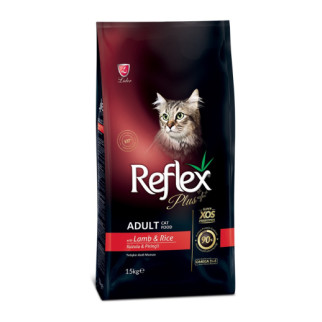 Корм Reflex Plus Cat Adult Lamb & Rice сухий з ягнятком для дорослих котів 15 кг - Інтернет-магазин спільних покупок ToGether