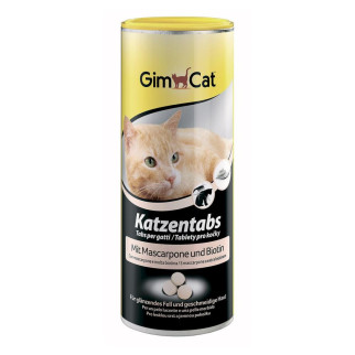 Ласощі GimCat Katzentabs вітамінізовані з біотином та смаком маскарпоне для котів 425 гр - Інтернет-магазин спільних покупок ToGether