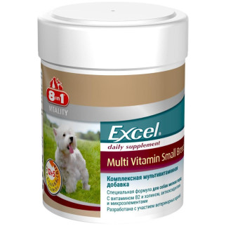 Вітаміни 8in1 Excel Multi Vitamin Small Breed для здоров'я дорослих собак малих порід 70 табл - Інтернет-магазин спільних покупок ToGether