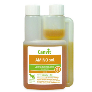 Вітаміни Canvit Amino sol для прискорення відновлення організму котів та собак після стресу та операцій 1000 мл - Інтернет-магазин спільних покупок ToGether