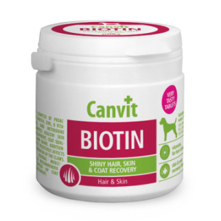 Вітаміни Canvit Biotin for dogs для здоров'я шкіри та вовни собак різного віку 100 гр - Інтернет-магазин спільних покупок ToGether