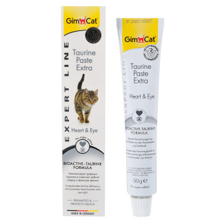 Паста GimCat Taurine Paste Extra з таурином для здоров'я серця, нервової системи та покращення зору у дорослих котів 50 гр - Інтернет-магазин спільних покупок ToGether