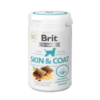 Вітаміни Brit Vitamins Skin and Coat для здоров'я вовни та шкіри у собак 150 гр - Інтернет-магазин спільних покупок ToGether