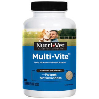 Вітаміни для зміцнення імунітету у собак Nutri-Vet Multi-Vite 180 табл - Інтернет-магазин спільних покупок ToGether