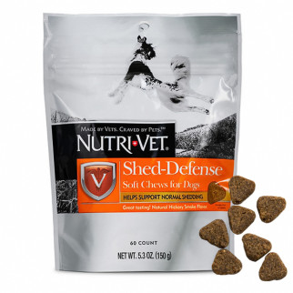Вітаміни проти линяння у собак Nutri-Vet Shed Defense Max 60 табл - Інтернет-магазин спільних покупок ToGether