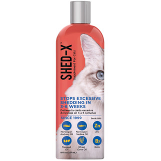 Добавка для поліпшення якості шерсті та зменшення линяння у котів SynergyLabs Shed-X Cat 237 мл - Інтернет-магазин спільних покупок ToGether