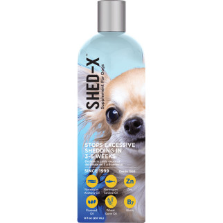 Добавка для покращення якості шерсті та зменшення линяння у собак SynergyLabs Shed-X Dog 237 мл - Інтернет-магазин спільних покупок ToGether