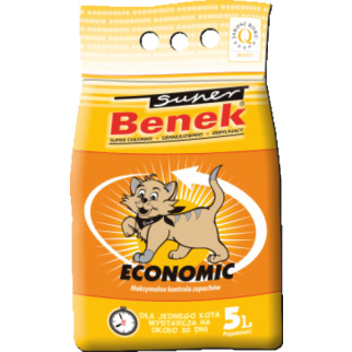 Бентонітовий наповнювач Super Benek Econom Line Natural без запаху 5 л - Інтернет-магазин спільних покупок ToGether