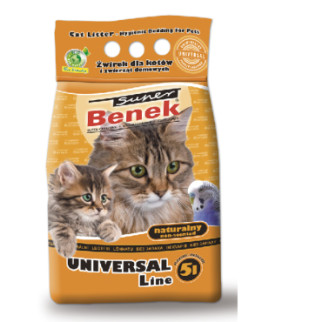 Бентонітовий наповнювач Super Benek Universal Line Natural без запаху 5 л - Інтернет-магазин спільних покупок ToGether
