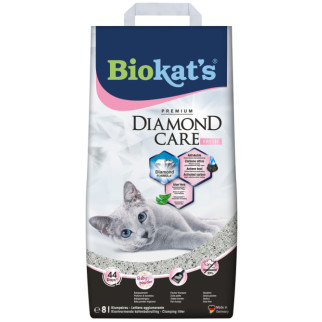 Бентонітовий наповнювач Biokat's Diamond Care Fresh з ароматом алоє віра 8 л - Інтернет-магазин спільних покупок ToGether