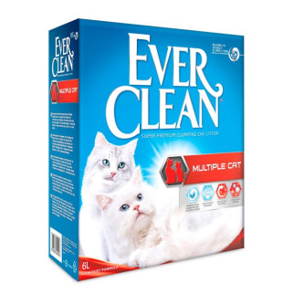 Бентонітовий наповнювач Ever Clean Multiple Cat без запаху 6 л - Інтернет-магазин спільних покупок ToGether