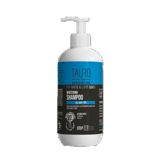 Шампунь відбілюючий для тварин з білою шерстю TAURO PRO LINE Ultra Natural Care Whitening Shampoo 400 мл - Інтернет-магазин спільних покупок ToGether