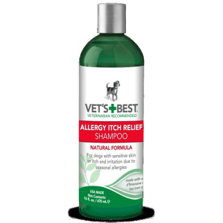 Шампунь для собак з чутливою шкірою Vet's Best Allergy Itch Relief Shampoo 470 мл - Інтернет-магазин спільних покупок ToGether