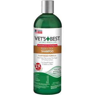 Шампунь від бліх та кліщів для собак Vet's Best Flea & Tick Shampoo 355 мл - Інтернет-магазин спільних покупок ToGether