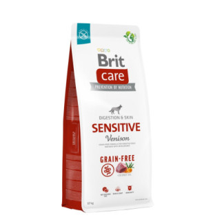 Корм Brit Care Sensitive Venison сухий з м'ясом оленя для дорослих собак всіх порід, схильних до харчової алергії 12 кг - Інтернет-магазин спільних покупок ToGether