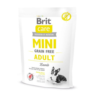 Корм Brit Care Mini Grain Free Adult Lamb сухий для дорослих собак дрібних порід з ягням 0.4 кг - Інтернет-магазин спільних покупок ToGether