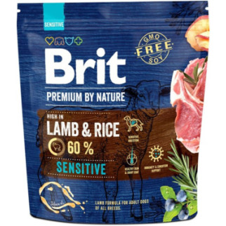 Корм Brit Premium Sensitive Lamb & Rice сухий для дорослих собак з чутливим травленням 1 кг - Інтернет-магазин спільних покупок ToGether