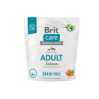 Корм Brit Care Grain Free Adult Salmon сухий беззерновий для дорослих собак малих і середніх порід 1 кг - Інтернет-магазин спільних покупок ToGether