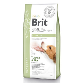 Корм-дієта Brit VD Diabetes Dog сухий для харчування при цукровому діабеті у собак 12 кг - Інтернет-магазин спільних покупок ToGether