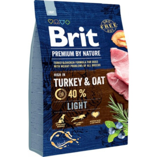 Корм Brit Premium Dog Light сухий з індичкою для собак із зайвою масою тіла 3 кг - Інтернет-магазин спільних покупок ToGether