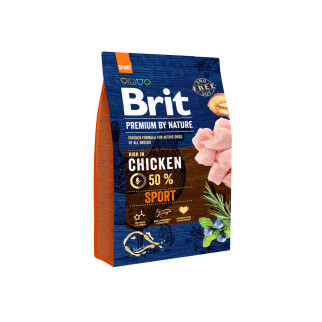 Корм Brit Premium Dog Sport сухий з куркою для дорослих їздових, робочих та мисливських собак 3 кг - Інтернет-магазин спільних покупок ToGether