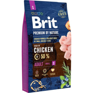 Корм Brit Premium Dog Adult S сухий з куркою для дорослих собак малих порід 8 кг - Інтернет-магазин спільних покупок ToGether