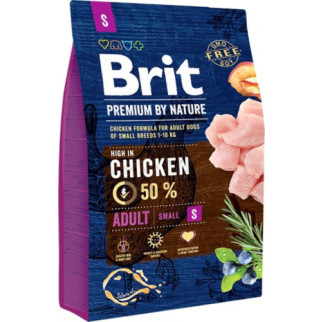 Корм Brit Premium Dog Adult S сухий з куркою для дорослих собак малих порід 3 кг - Інтернет-магазин спільних покупок ToGether