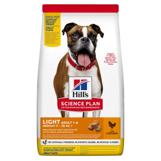 Корм Hill's Science Plan Canine Adult Light Medium сухий із куркою для собак середніх порід із зайвою вагою 14 кг - Інтернет-магазин спільних покупок ToGether