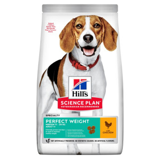 Корм Hill's Science Plan Canine Adult Perfect Weight Medium сухий з куркою для підтримки ваги собак середніх порід 2 кг - Інтернет-магазин спільних покупок ToGether