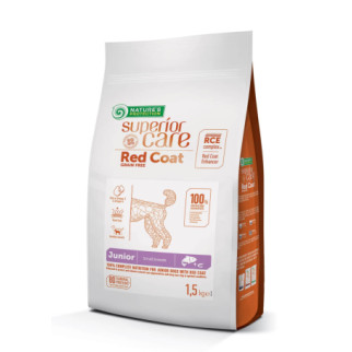 Корм Nature's Protection Superior Care Red Coat Grain Free Junior Mini Breeds сухий для юніорів з рудим забарвленням шерсті 1.5 кг - Інтернет-магазин спільних покупок ToGether