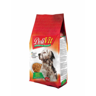 Корм DeliVit Adult Dog Energy сухий з м'ясом для активних собак 20 кг - Інтернет-магазин спільних покупок ToGether