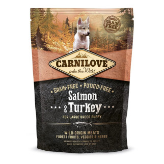 Корм Carnilove Puppy Large Breed Salmon and Turkey сухий з лососем та індичкою для цуценят великих порід 1.5 кг - Інтернет-магазин спільних покупок ToGether