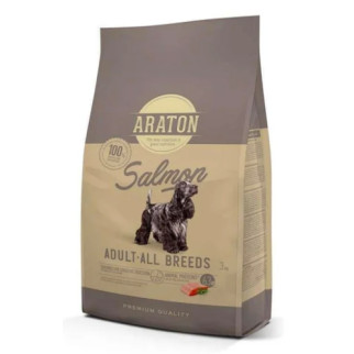 Корм ARATON SALMON Adult All Breeds сухий з лососем для дорослих собак усіх порід 3 кг - Інтернет-магазин спільних покупок ToGether