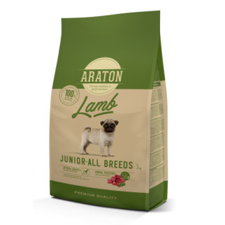Корм ARATON LAMB Junior All Breeds сухий для молодих собак з ягням і рисом 3 кг - Інтернет-магазин спільних покупок ToGether