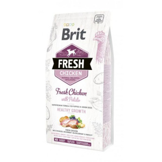 Корм Brit Fresh Chicken with Potato Puppy Healthy Growth з куркою та картоплею для цуценят 2.5 кг - Інтернет-магазин спільних покупок ToGether