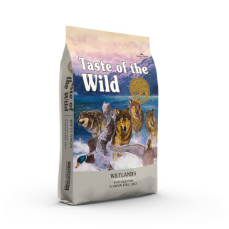 Корм Taste of the Wild Wetlands Canine Formula сухий з качкою та запеченою перепілкою для активних собак усіх порід 12.2 кг - Інтернет-магазин спільних покупок ToGether