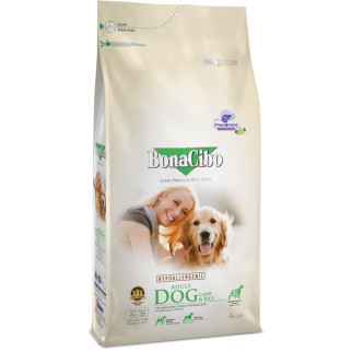 Корм BonaCibo Dog Adult Lamb & Rice сухий з ягнятиною для дорослих собак 4 кг - Інтернет-магазин спільних покупок ToGether