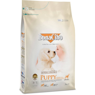 Корм BonaCibo Puppy Chicken & Rice with Anchovy сухий з куркою для щенят 3 кг - Інтернет-магазин спільних покупок ToGether