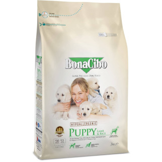 Корм BonaCibo Puppy Lamb & Rice сухий з ягнятиною для щенят 3 кг - Інтернет-магазин спільних покупок ToGether