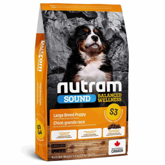 Корм Nutram S3 Sound Balanced Wellness Puppy Large Breed сухий для цуценят великих порід 11.4 кг - Інтернет-магазин спільних покупок ToGether