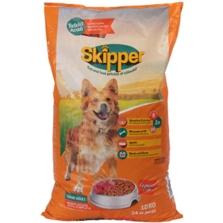 Корм Skipper сухий з куркою та яловичиною для дорослих собак 10 кг - Інтернет-магазин спільних покупок ToGether