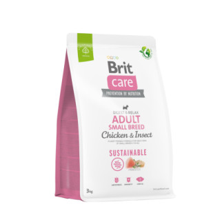 Корм Brit Care Adult Small Breed Chicken and Insect сухий з куркою та білком комах для дорослих собак малих порід 3 кг - Інтернет-магазин спільних покупок ToGether