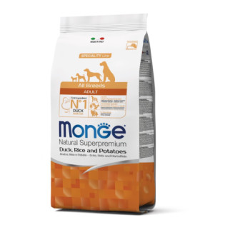 Корм Monge Monoprotein Dog Adult All Breeds Anatra сухий монопротеїновий з качкою для дорослих собак усіх порід 15 кг - Інтернет-магазин спільних покупок ToGether